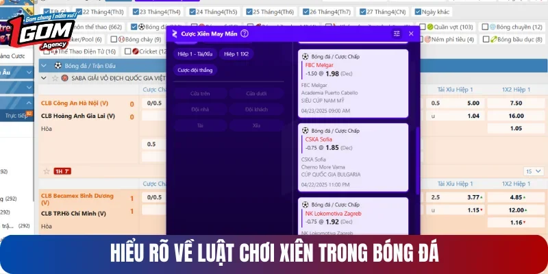 Hiểu rõ về luật chơi xiên trong bóng đá